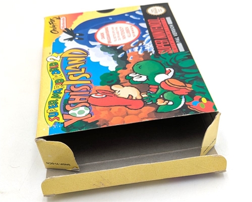 Super Mario World 2 Yoshi\'s Island - Komplet i Æske - SNES - (SCN) (B Grade) (Genbrug)